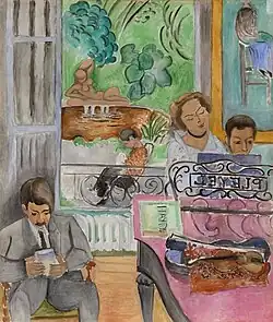 Portrait de famille (The Music Lesson), 1917, oil on canvas, 245.1 x 210.8&nbsp;cm, Barnes Foundation