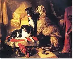 Queen Victoria's dogs painted in 1838