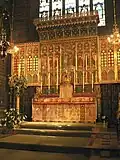 High altar and reredos