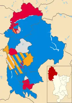 2003 results map