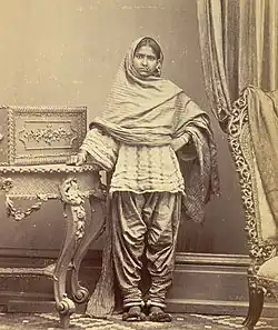 Portrait of a Sindhi Hindu girl from Sindh