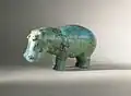 Hippo, ca. 1938-1539 BC, Brooklyn Museum. Length: 10.8&nbsp;cm, Dynasty XII