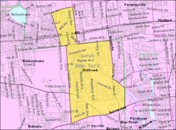 U.S. Census map of Holbrook