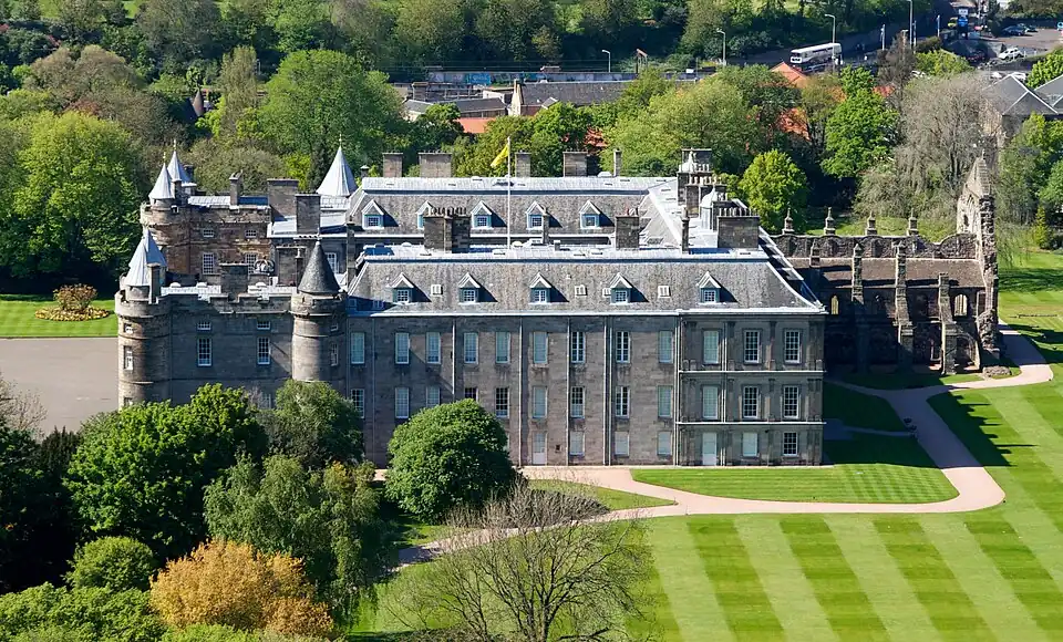 Overview of Holyrood Palace
