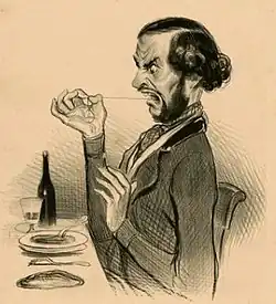 Hey! Waitress, I prefer my soup bald! (1840), lithograph, page 34 x 27&nbsp;cm. Boston Public Library