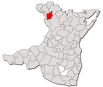 Location in Constanța County