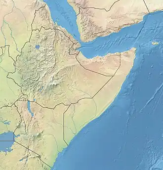 Merca is located in Horn of Africa
