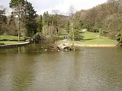 Howard Park duck pond in winter