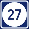 G-352 Number of motorway exit (two-digit)