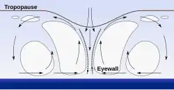 Image 7Tropical cyclones form when the energy released by the condensation of moisture in rising air causes a positive feedback loop over warm ocean waters. (from Cyclone)