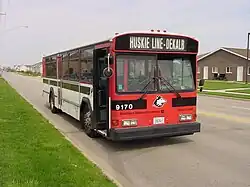 1991 Gillig Phantom of Northern Illinois University (DeKalb, Illinois)