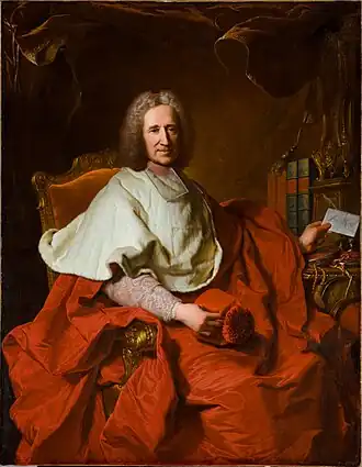 Portrait of Cardinal Dubois, Hyacinthe Rigaud, 1723