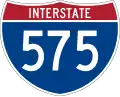 Interstate 575 marker
