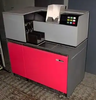 IBM 1442 medium speed card reader and punch used on many smaller computers such as the IBM 1130