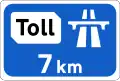 F 700 Toll Road Ahead