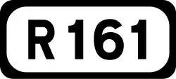 R161 road shield}}