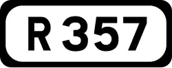 R357 road shield}}