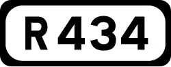 R434 road shield}}