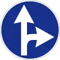 Ahead or right only