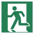 E001 – Emergency exit (left hand)