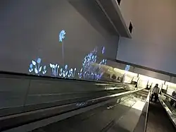 Interactive Projection in between MTR level to ground floor
