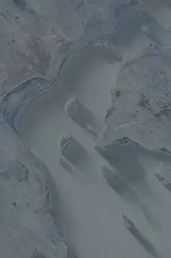 Northern end of the dried-up lake. January 2010