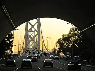 Exiting western portal of Yerba Buena Tunnel (2011)