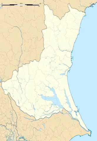 Toride Station is located in Ibaraki Prefecture