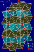 Crystal structure of ilmenite