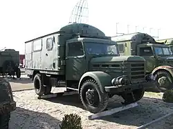 Csepel D-346 with EZF workshop superstructure in Kecel, Military Park, Hungary (2012)