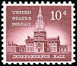 A 1956 stamp issued by the U.S. Postal Service