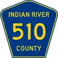 County Road 510 marker