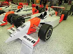 Indianapolis 500 winning car of Helio Castroneves in 2001 (IR-01).