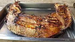 Inihaw na panga (tuna jaw)