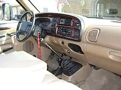2002 Dodge Ram 2500 interior (first-row view)