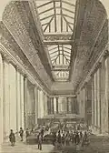 Interior of the Hall of Commerce, Threadneedle Street, after conversion to the London Bank