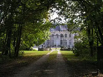 The chateau in Isle-sur-Marne