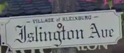 Islington_Avenue_Kleinburg_Sign