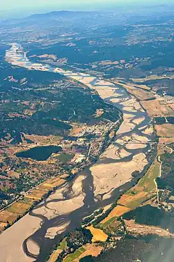 View of Itata River near Coelemu