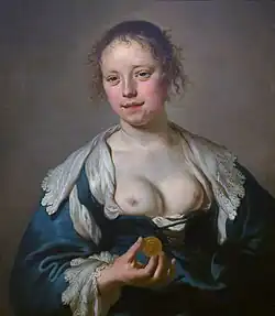 Courtesan by Jacob Adriaensz Backer, 1640.