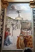Apparition of St. Michael on Castel Sant'Angelo