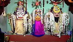 Jagannath in Parashuram Avatar in Mausimaa temple, Rayagada