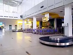 Baggage claim area