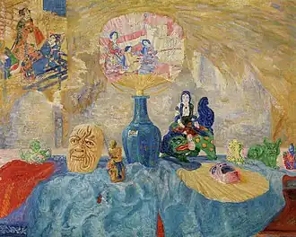 Still Life with Chinoiseries (c. 1906), oil on canvas, 85 × 105&nbsp;cm, Royal Museum of Fine Arts, Antwerp