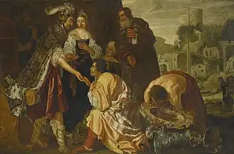 The Continence of Scipio (1614-9) by Jan Tengnagel