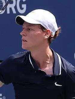 Jannik Sinner, the 2025 gentlemen's singles champion.