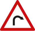 Gentle curve to the right