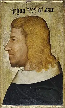 Portrait of King John II, the Good aged 30–31
