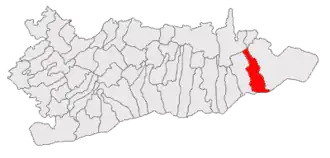 Location in Călărași County