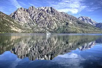 Boat ride across Jenny Lake to Cascade Canyon